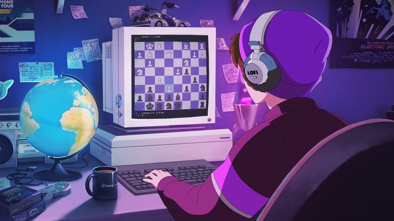 Lofi Girl thumbnail template