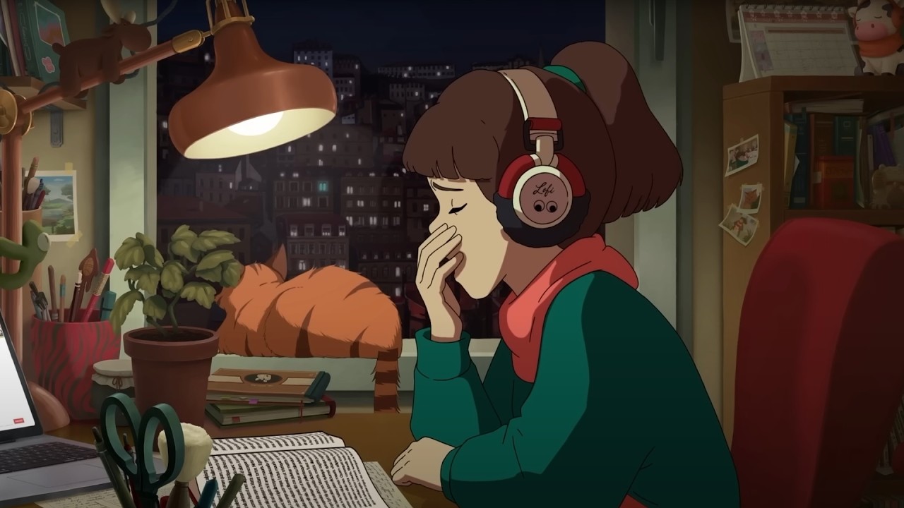 Lofi Girl thumbnail template