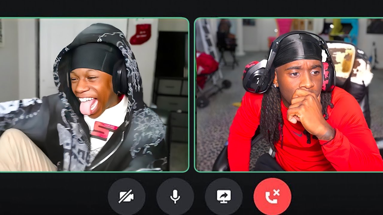 Kai Cenat Live thumbnail template
