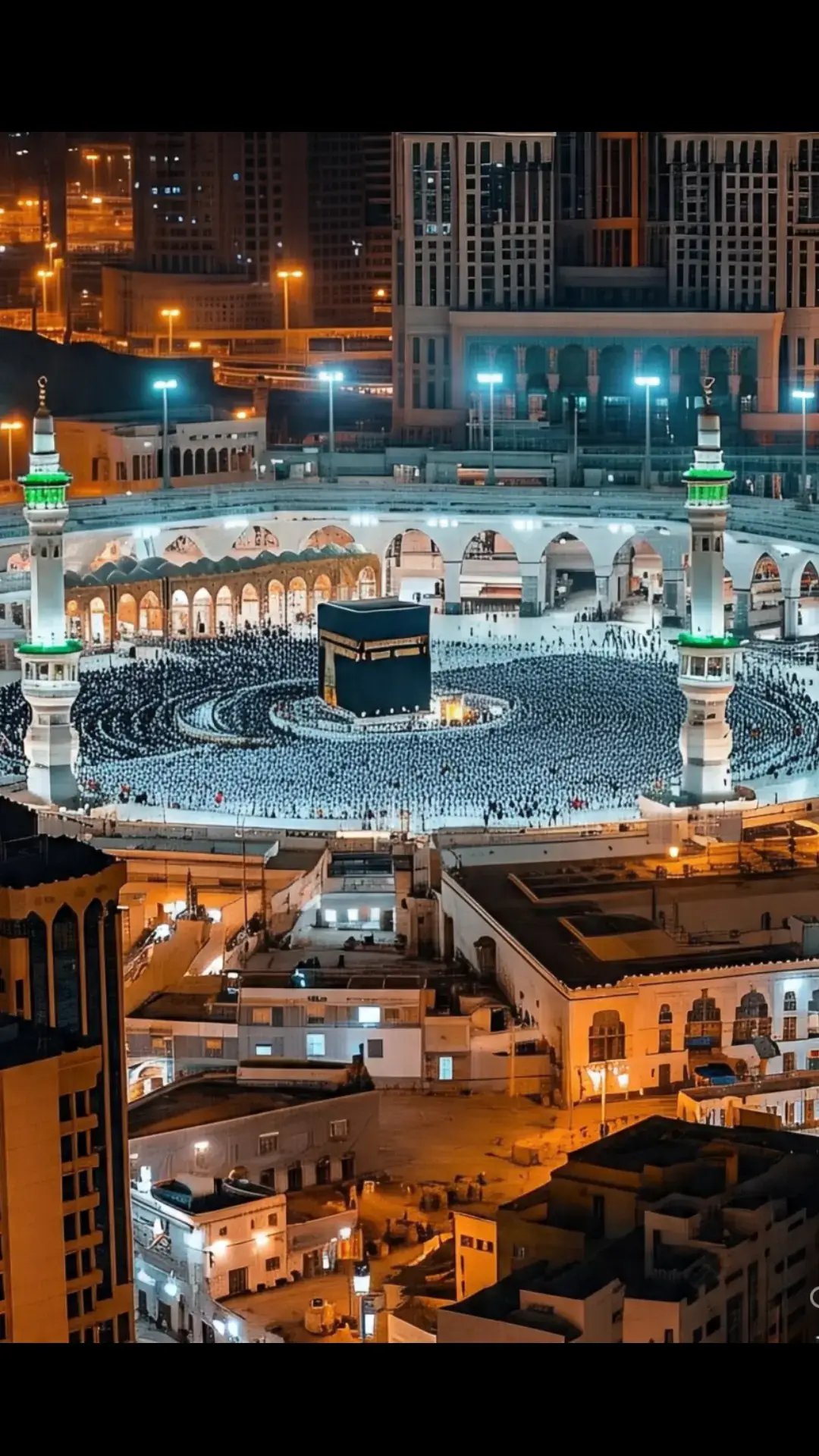 This image captures the majestic beauty of Masjid al-Nabawi, the Prophet's Mosque, located in the holy city of Madina. The iconic green dome marks the resting place of the Prophet Muhammad (PBUH). Surrounded by elegant minarets, the mosque's stunning architecture is illuminated under a clear blue sky. The expansive marble courtyard reflects the soft sunlight, creating a serene and spiritual atmosphere. Pilgrims are seen peacefully walking and praying, symbolizing the unity and devotion of Muslims from around the world. This sacred site is not only an architectural masterpiece but also a place of deep reverence and tranquility. #unfrezzmyaccount #viral #trading #naatstatus #mashallah #foryou #unfreez