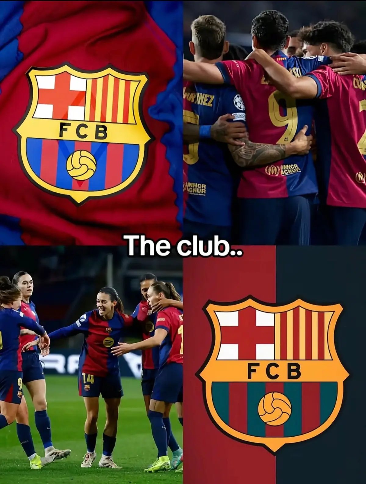 The best club❤️💙#footballtiktok #⚽️🔛🔝 #athlete #fyp #barca #fcbarcelona #realfamily 