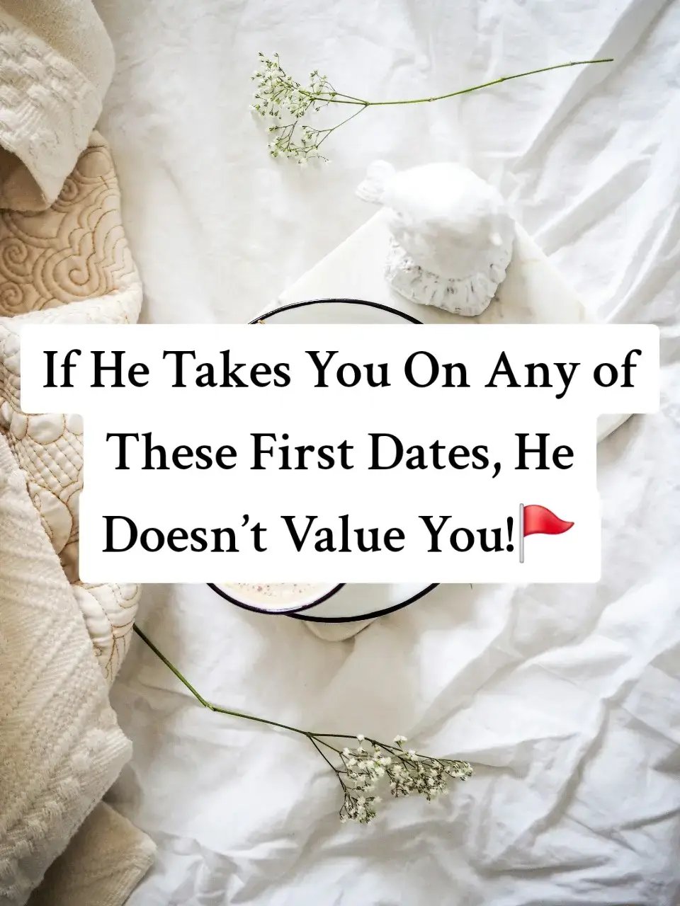 A man’s first date effort shows his intentions. If he takes you on any of these, he’s telling you exactly how he feels. Which one have you dealt with? 👇 #DatingRedFlags "