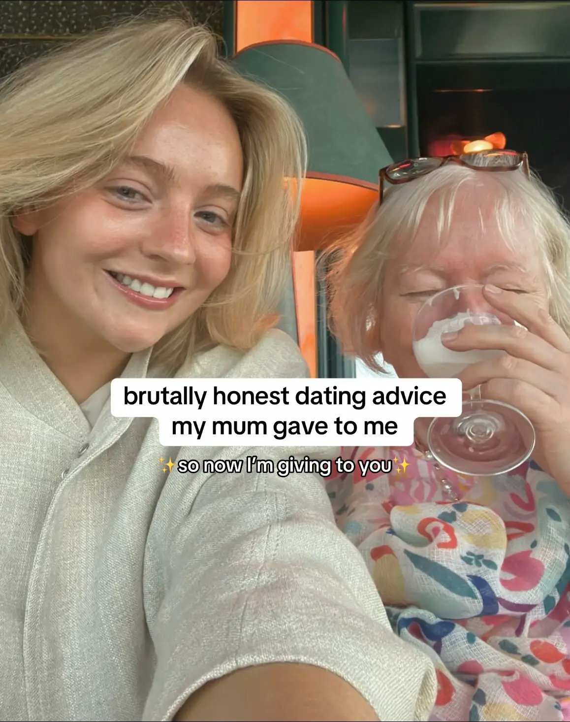 #dating #datingadvice #datingtips #relationshipadvice #thingsiwishiknew #mums #motherdaughter #bigsisteradvice #relatable #advice 