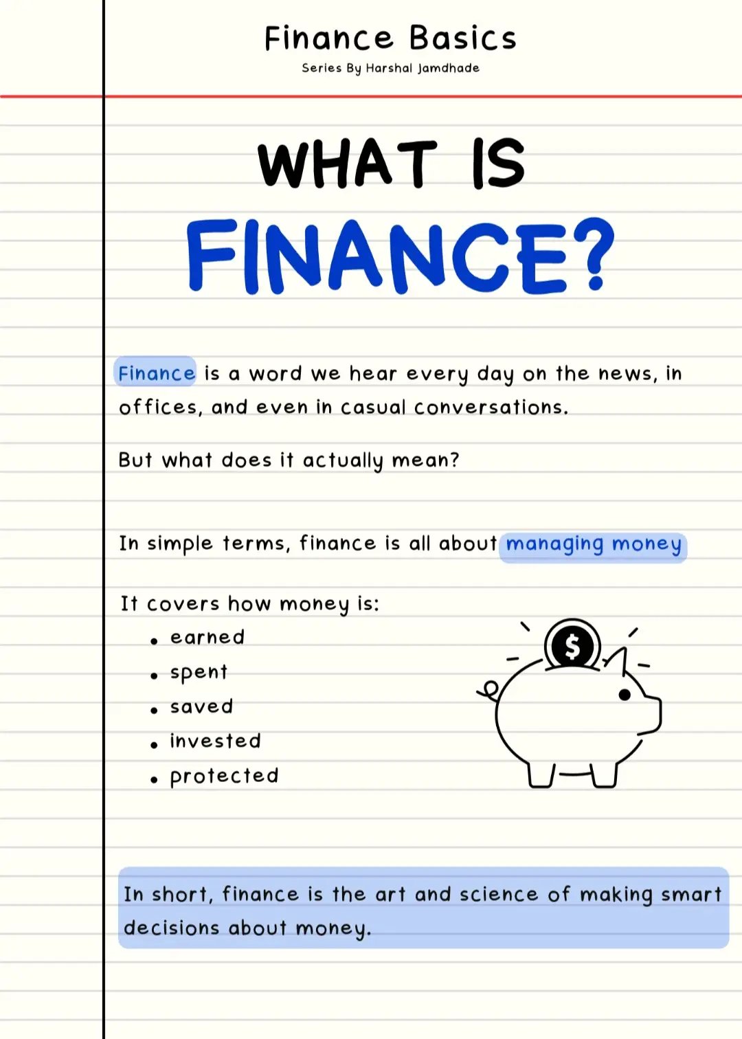 #FinanceBasics #PersonalFinance #CorporateFinance #PublicFinance #MoneyManagement