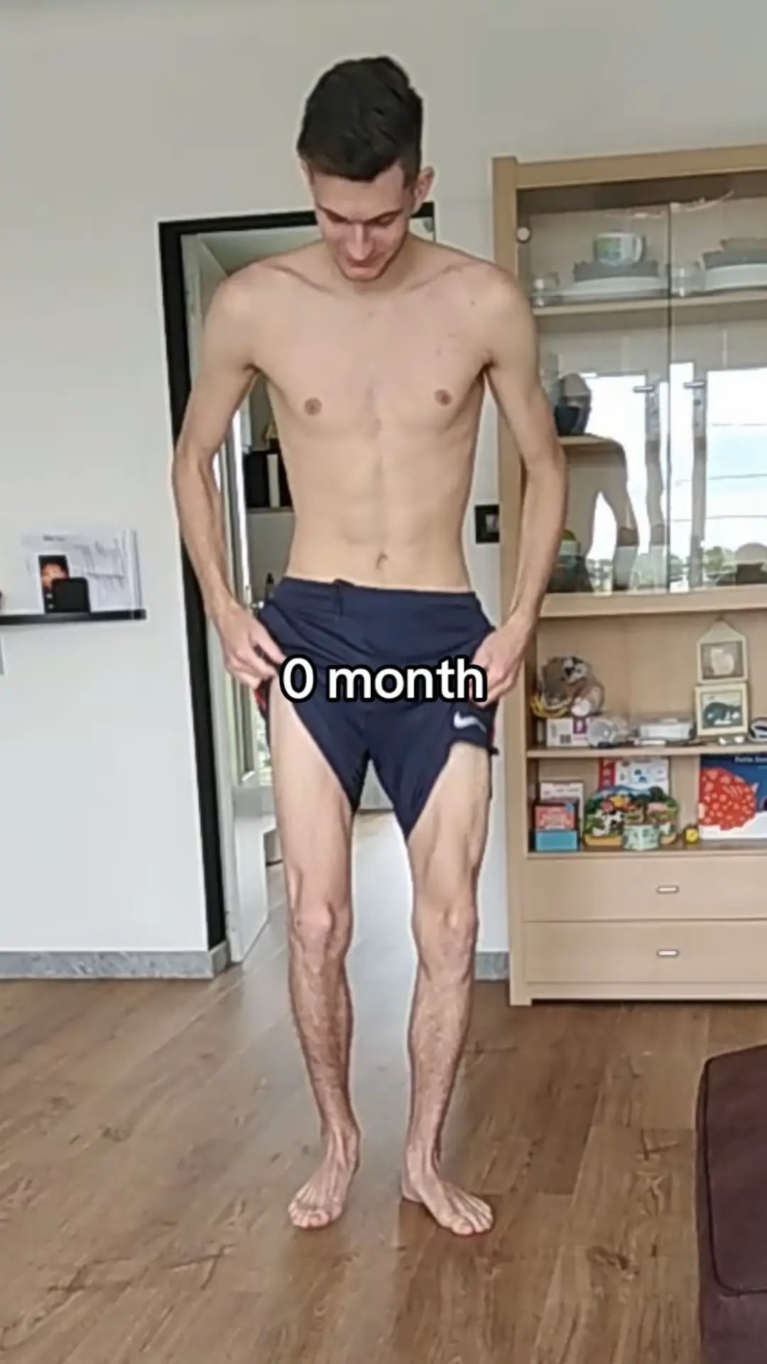 First 9 months was bodyweight training only 👀 #calisthenics #transformation #GymTok #fyp #Fitness #workout 