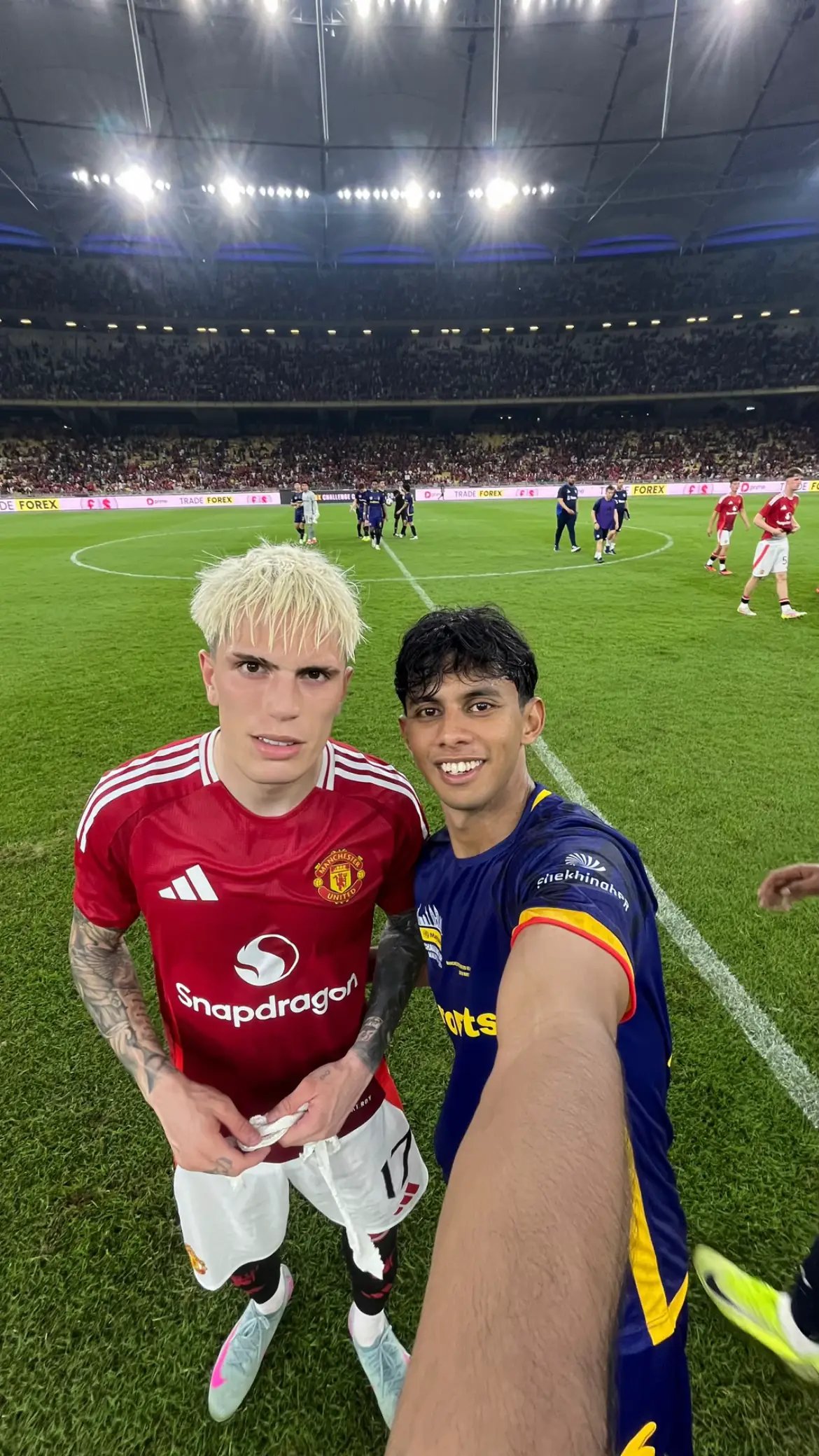 Good experience and dream come true 🤝🏻❤️ #aseanallstars #manchesterunited 