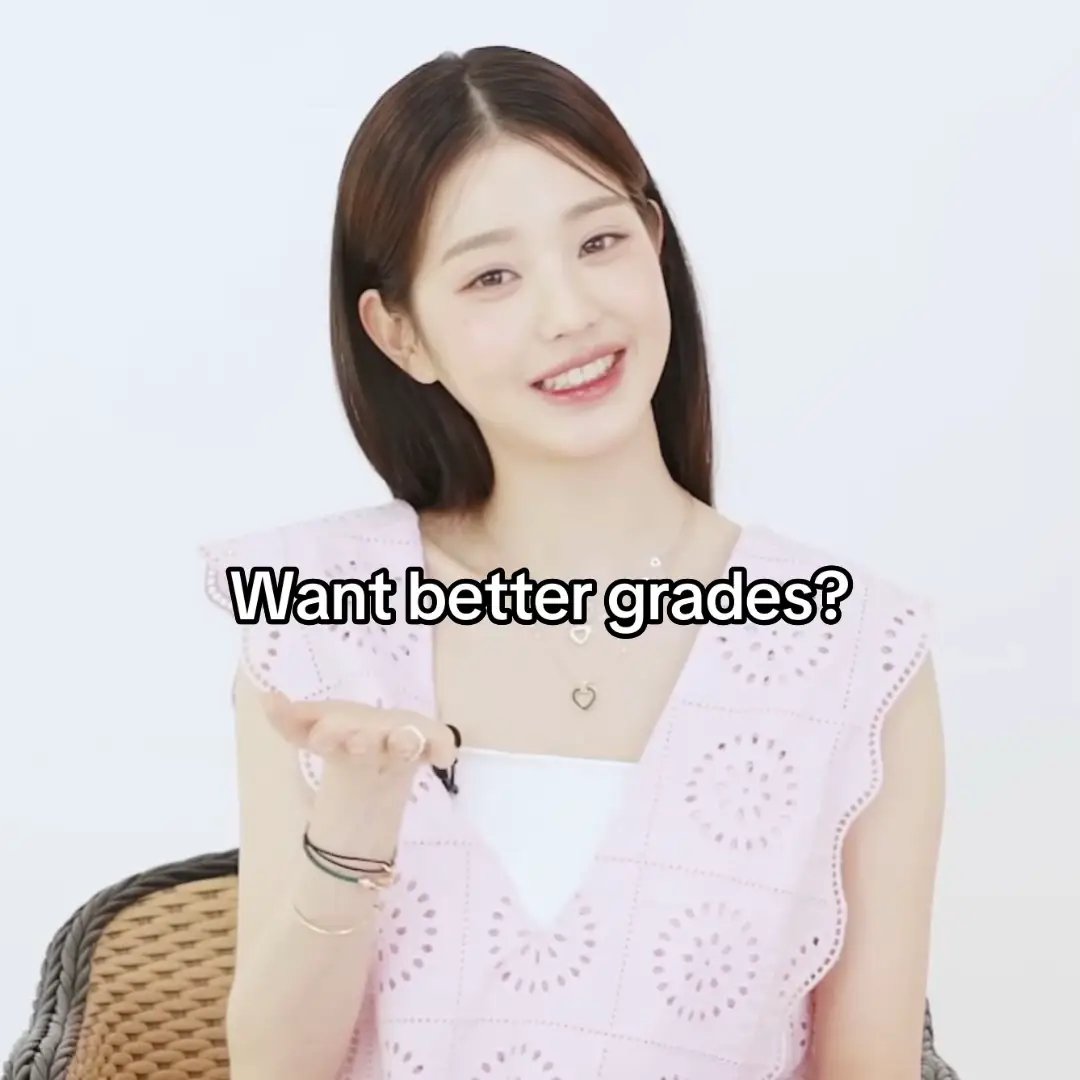 #wonyoungism #study #studytok #studytips #studyhacks #wonyoung #studypackhack #pink #grades #school #relatable #fyp 
