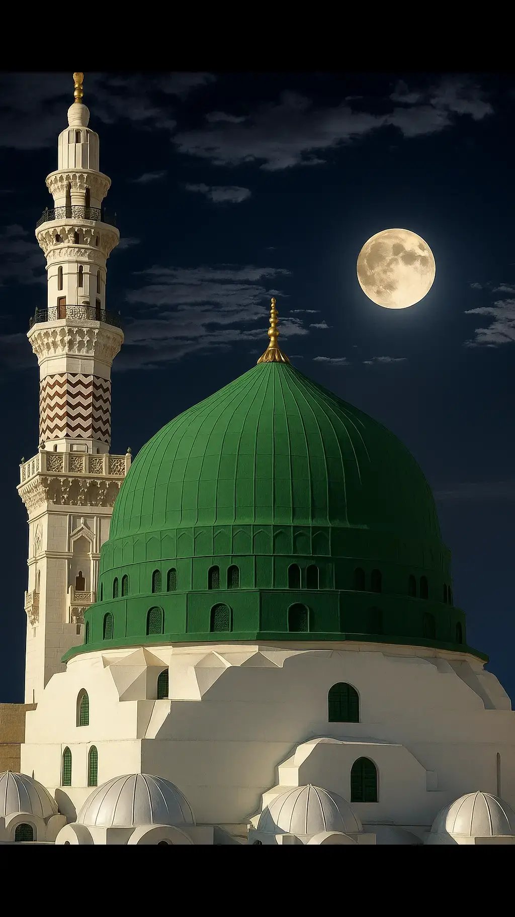 madinah munawra Madinah, the City of the Prophet, shines bright A beacon of faith, where Islam's history takes flight The Masjid an-Nabawi, a mosque of grandeur and might Where the Prophet Muhammad's tomb is a sacred sight The city's streets are lined with date palms, green and tall A tranquil oasis, where faith and peace enthrall Madinah's rich history and heritage are palpable and realMadinah's rich history and heritage are palpable and real A place where Muslims from all over the world come to feel The city's warm hospitality and welcoming smile Make it a place of pilgrimage, worth traveling a long while #plztiktokteamdontunderviewmyvideos #foryoupage