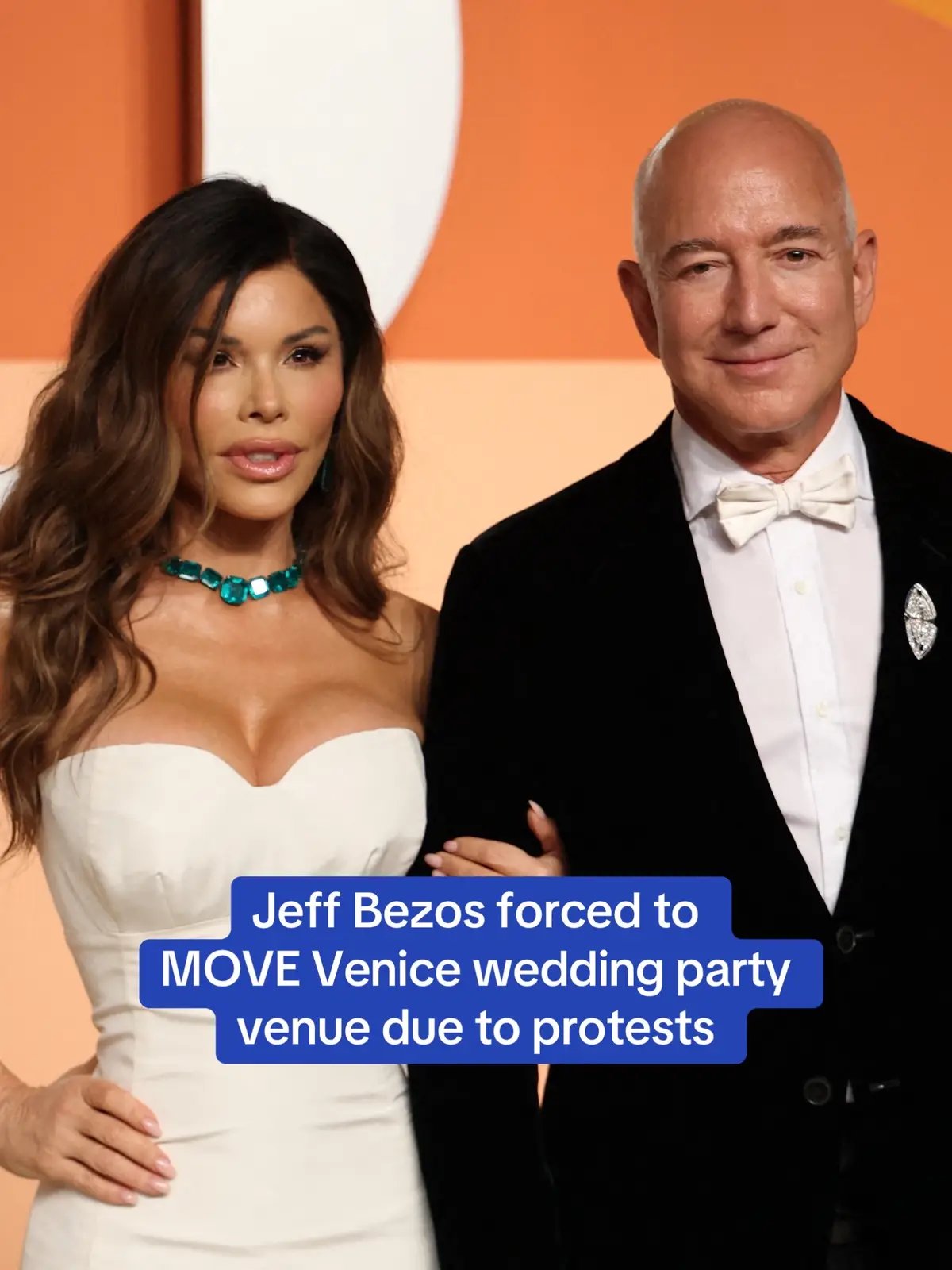Amazon boss Jeff Bezos and bride to be Lauren Sanchez have been forced to change one of their venues for their $48million Venice wedding because of 'rising global tensions' it's been claimed today. Bezos and Sanchez nuptials has already attracted huge controversy with protests planned by locals angry at the couple for 'taking over the city' for the planned three day festivities. A team of former US marines has already been hired to provide security for the event by Bezos, which is due to take place over three days from June 26 in the iconic lagoon city. Read the full story at DailyMail.com #jeffbezos #amazon #laurensanchez #wedding #venice #millionaire #security #city #protest 
